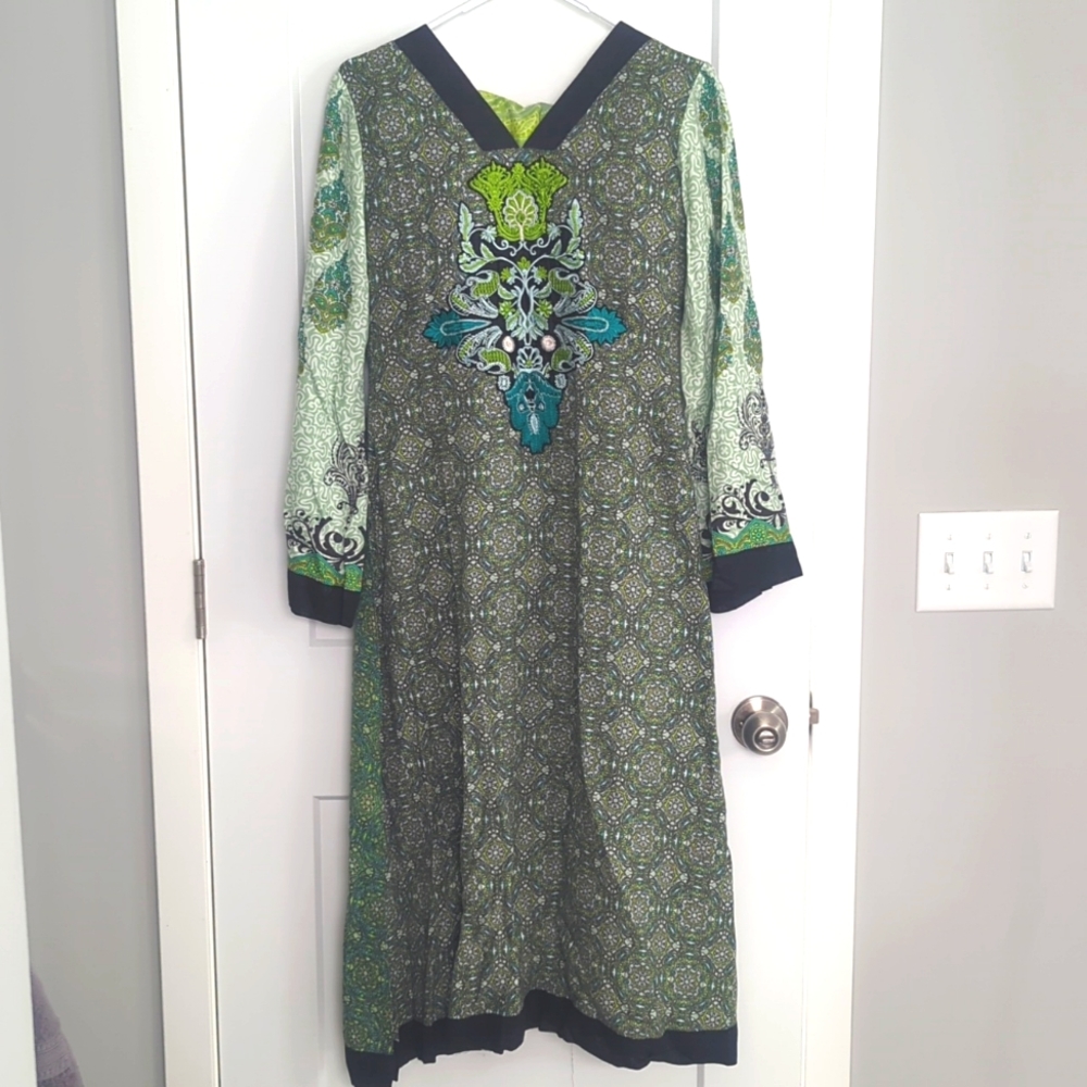 Pakistani/Indian Shalwar Kameez with heavy embroidery